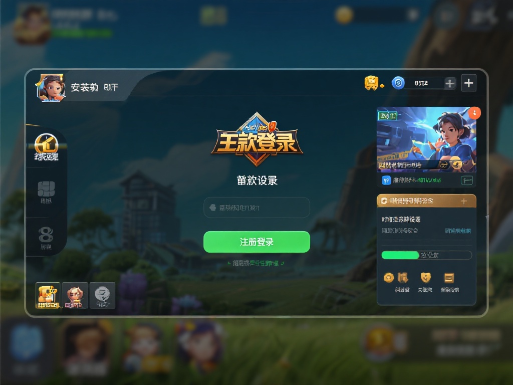 首次登录与设置
安装完成后，首次打开游戏时可能需